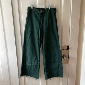 ZARA Marine Straight Pant Dark Teal